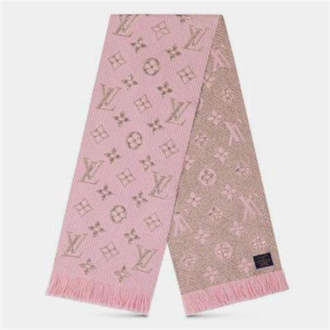 louis vuitton rose ballerine scarf|louis vuitton knit scarf.